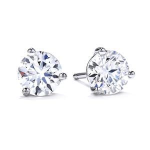 Picture of Three-Prong Stud Earrings .70tw